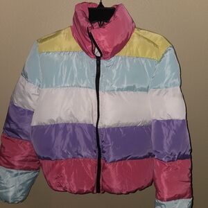 SHEIN Multicolor Women's Puffer Jacket